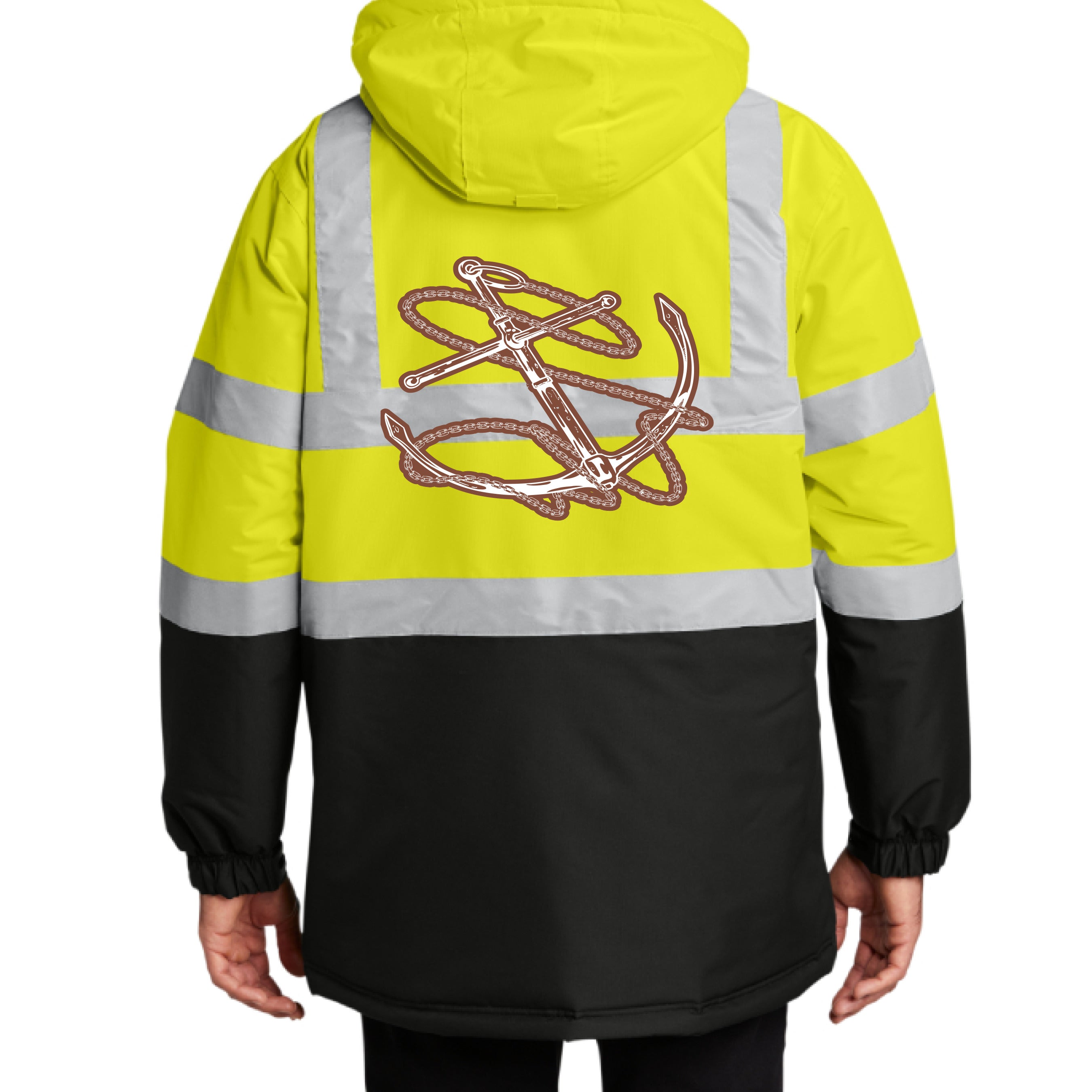 Sfty Ylw/Black - BACK